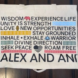 Alex & Ani limited edition tote bag NWT